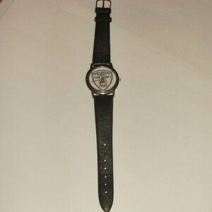 Custom Made Unique Cook County Forest Preserve Police Watch with Leather Strap